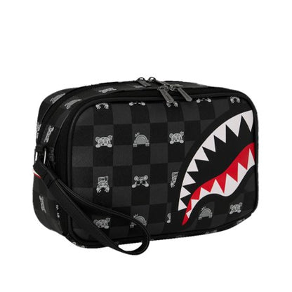 NECESER SPRAYGROUND GRAY PEEKING CHARACTER CHECK