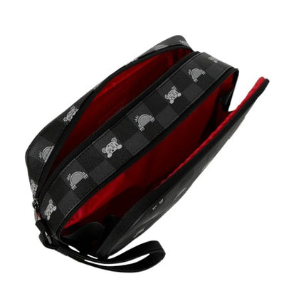NECESER SPRAYGROUND GRAY PEEKING CHARACTER CHECK