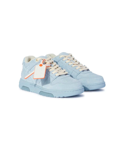 OFF-WHITE OUT OF OFFICE SUEDE LIGHT BLUE