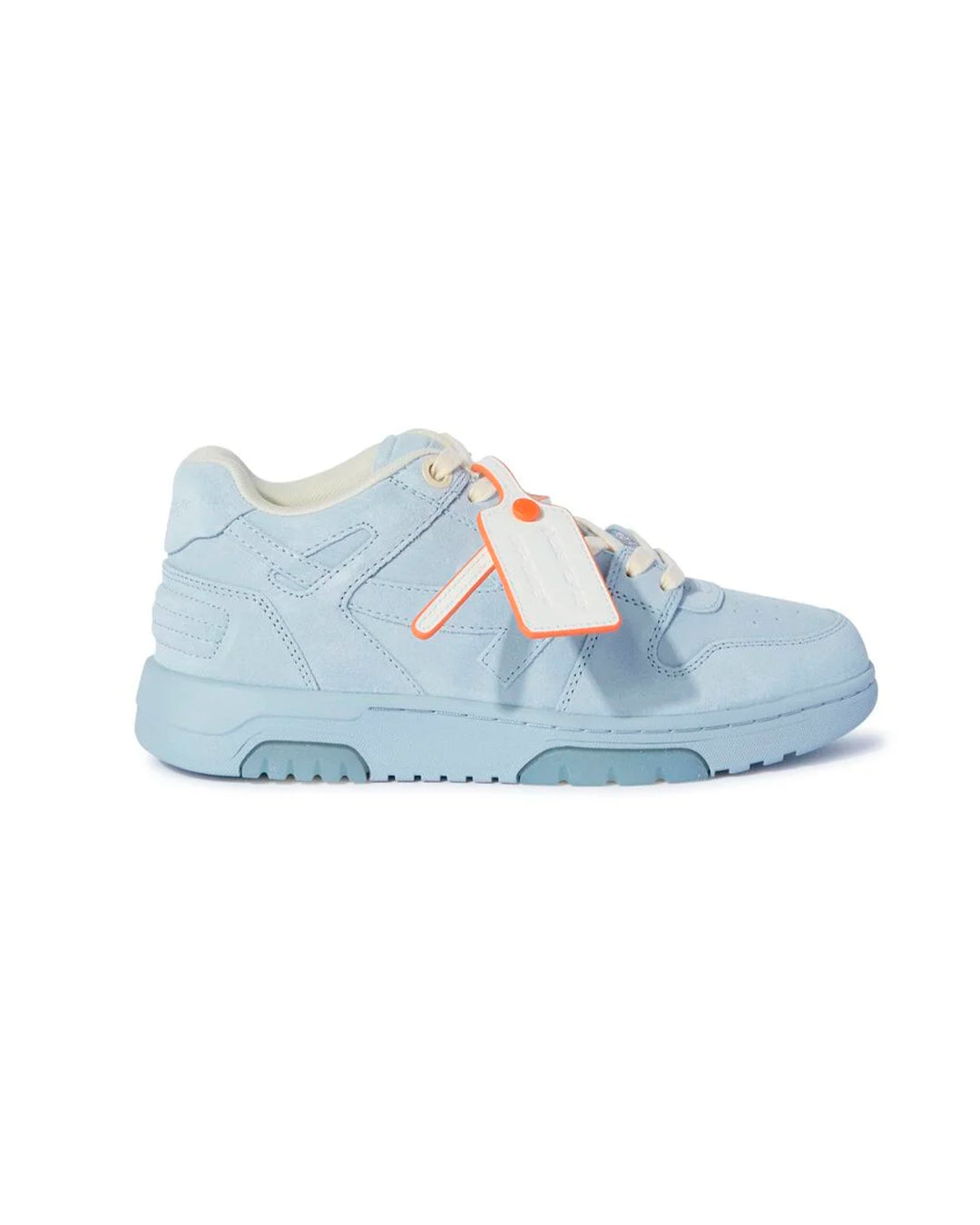 OFF-WHITE OUT OF OFFICE SUEDE LIGHT BLUE